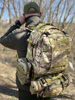 Рюкзак тактичний з підсумками Molle Assault 50L мультикам